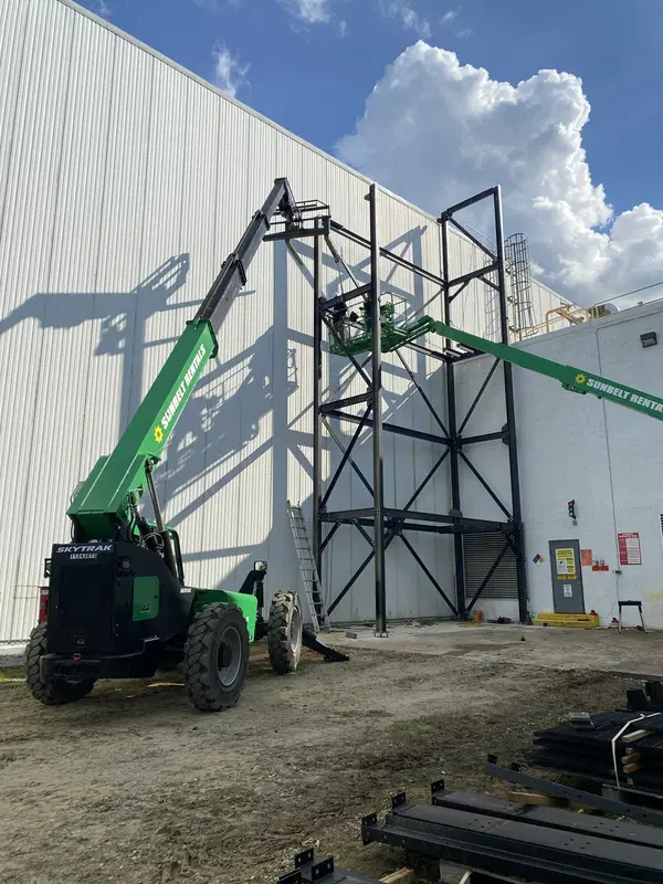Daisy Fab structural steel erection and metal stairs project