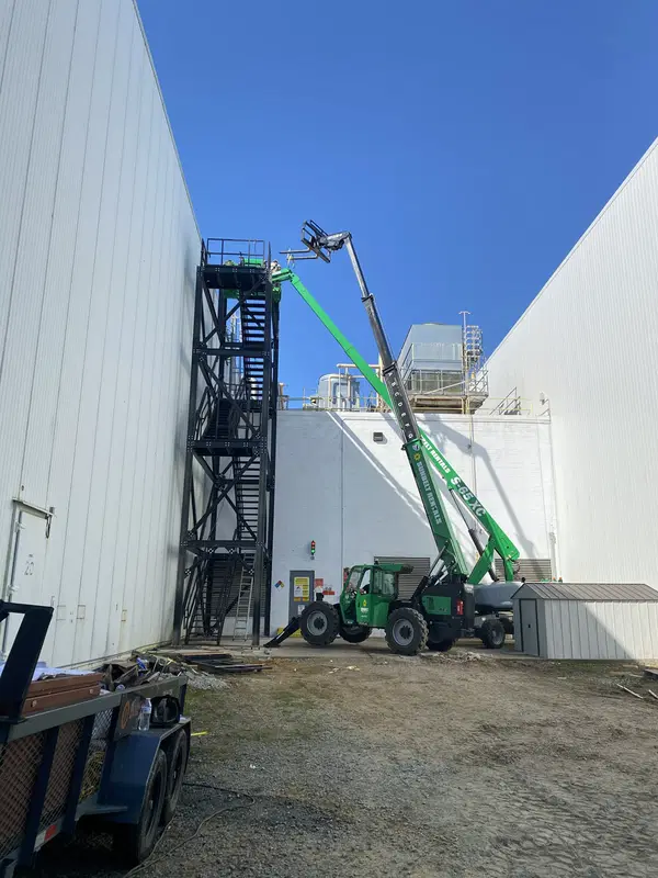 Daisy Fab structural steel erection and metal stairs project