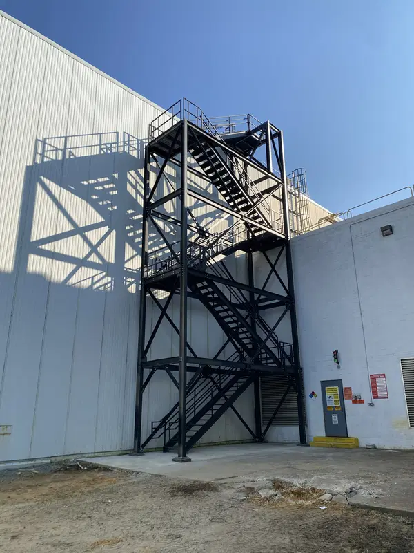 Daisy Fab metal stairs and structural steel erection project