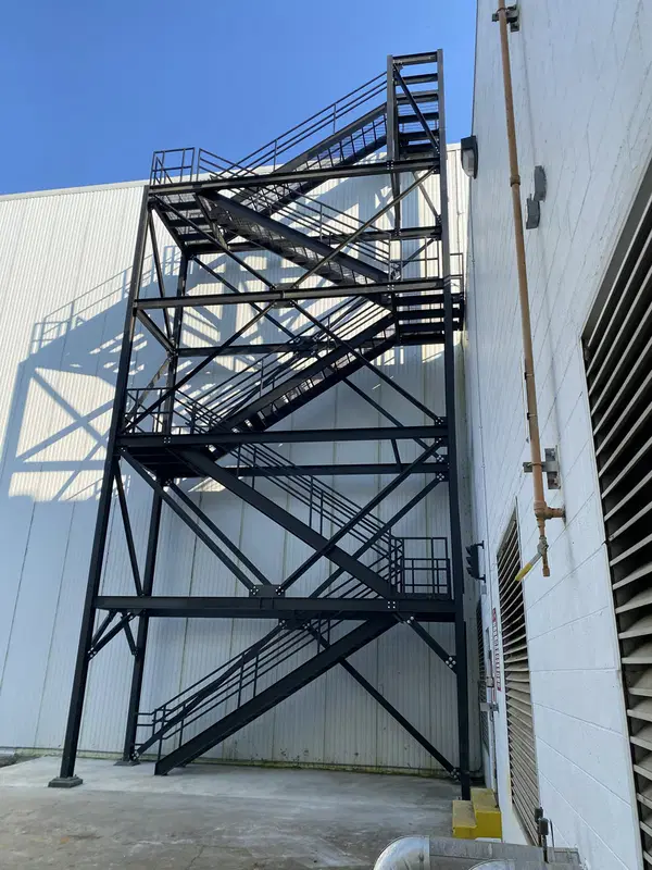 Daisy Fab metal stairs and structural steel erection project