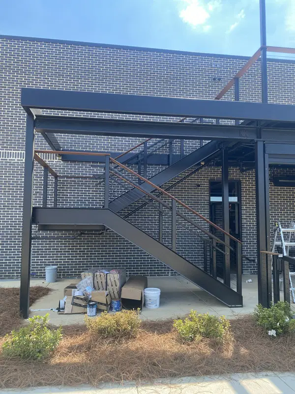 Daisy Fab metal stairs and metal railings project