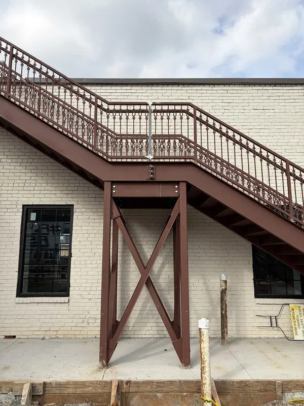 Daisy Fab metal stairs and metal railings project
