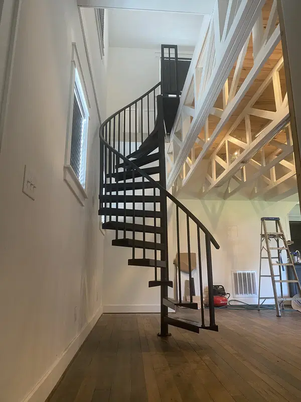 Daisy Fab metal stairs and metal railings project
