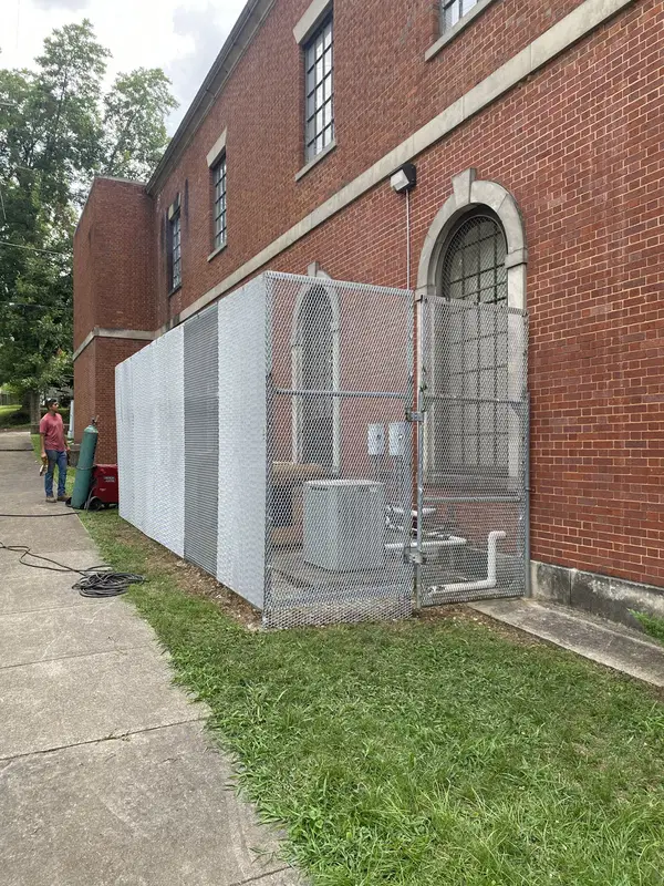 Daisy Fab custom HVAC equipment cage project