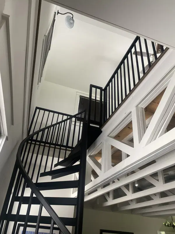 Daisy Fab metal stairs and metal railings project